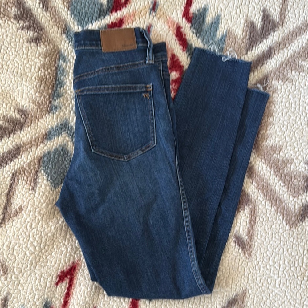 Madewell Blue Straight Leg Jeans